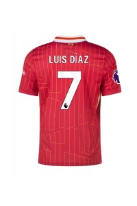 Liverpool Luis Diaz #7 Voetbaltruitje Thuis tenue 2024-25 Korte Mouw